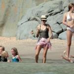 Naomi Watts a Saint Barts con figli e marito