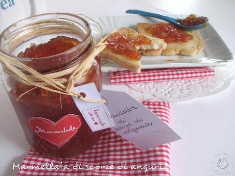 Marmellata di scorze di anguria