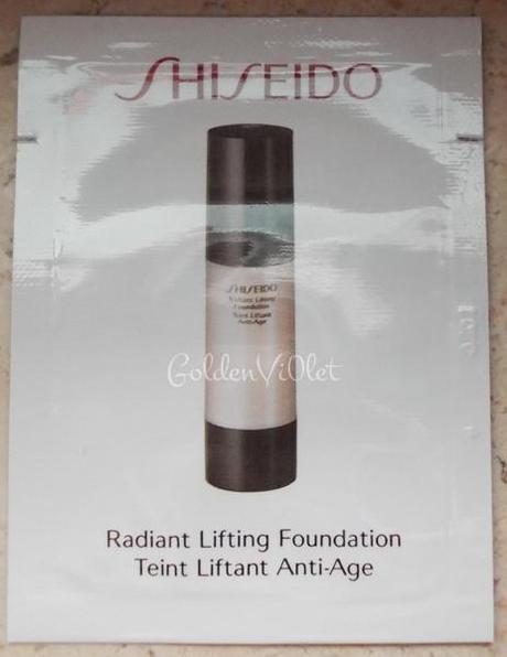 (post campioncino) Shiseido – Radiant Lifting foundation
