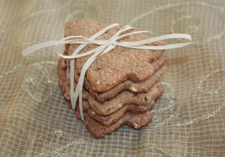 Biscotti di farina di farro e castagne con confetti