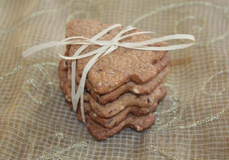 biscotti Biscotti di farina di farro e castagne con confetti