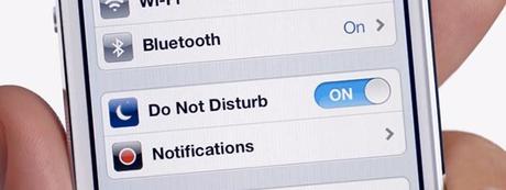 La funzione “Non disturbare” presente su iOS 6 si sveglierà il 7 gennaio