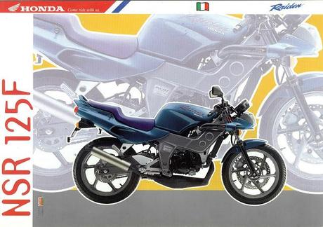 Vintage Brochures: Honda NSR 125F Raiden 1992 (Italy)