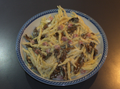 Trofie radicchio Treviso prosciutto cotto