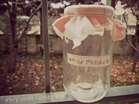 #DIY sweet money box «Your Mistake»