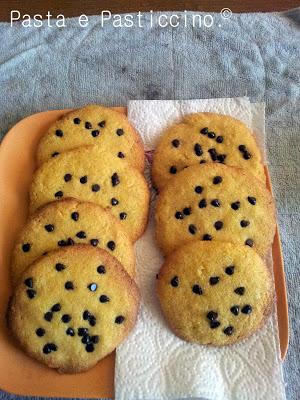 PASTE DI MELIGA COOKIES. CON GOCCE DI CIOCCOLATO