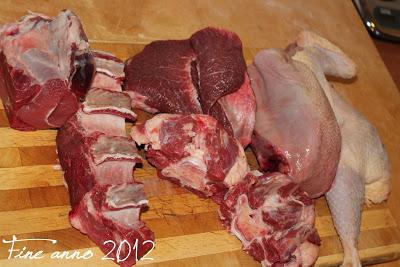 Bollito misto alla piemontese per festeggiare l'anno nuovo