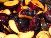 Sweet sour plums Prugne agrodolce