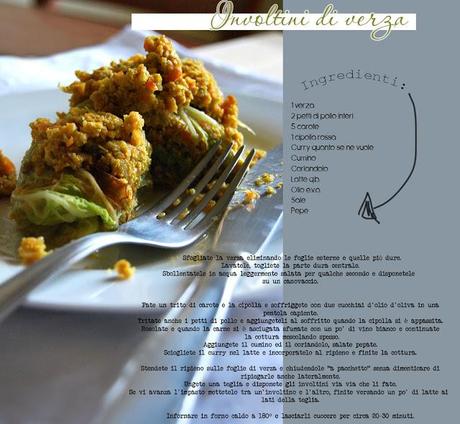 Involtini di verza al curry