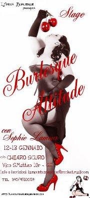 burlesque attitude by sophie lamour
