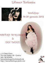 mistery burlesque e fan dance by L'Amour Burlesquer