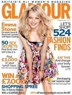 Emma Stone in Dolce & Gabbana su Glamour Magazine UK