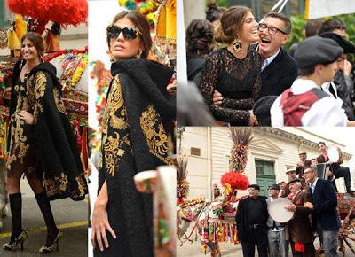 Made in Italy: Monica e Bianca by Dolce & Gabbana baroque winter collection