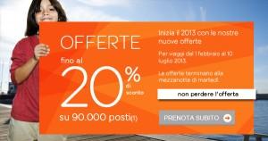 EasyJet: 20% di sconto su 90.000 posti