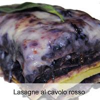 Lasagne con prosciutto cavolo rosso