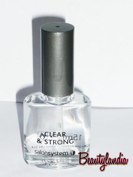 SALONSYSTEM - Clear and Strong e Glossy Topcoat-