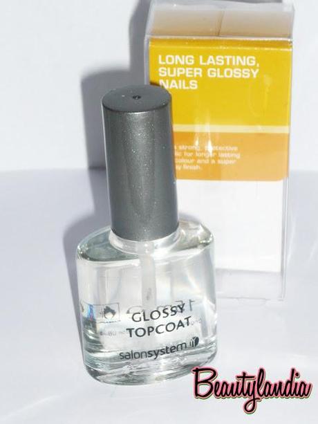 SALONSYSTEM - Clear and Strong e Glossy Topcoat-