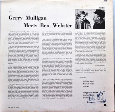 Magici incontri: Ben Webster e Gerry Mulligan (1959)