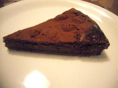 Torta al cacao e cioccolato