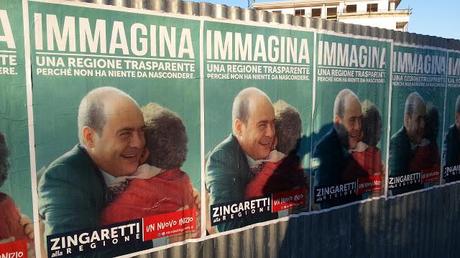 ANNO NUOVO, VECCHIO CHE AVANZA: LE PECIONATE ALLA ROMANA NON PASSANO MAI DI MODA. I MANIFESTI ABUSIVI DI ZINGARETTI