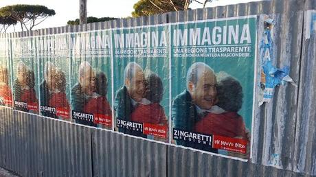 ANNO NUOVO, VECCHIO CHE AVANZA: LE PECIONATE ALLA ROMANA NON PASSANO MAI DI MODA. I MANIFESTI ABUSIVI DI ZINGARETTI