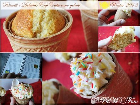 Cupcakes “cono gelato” al limone