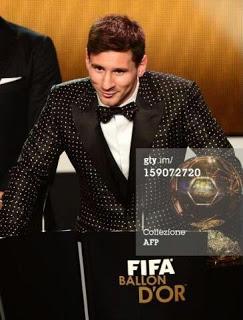 Leo Messi in Dolce & Gabbana in Zurich for the “Fifa Ballon d’Or”
