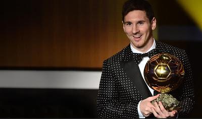 Leo Messi in Dolce & Gabbana in Zurich for the “Fifa Ballon d’Or”