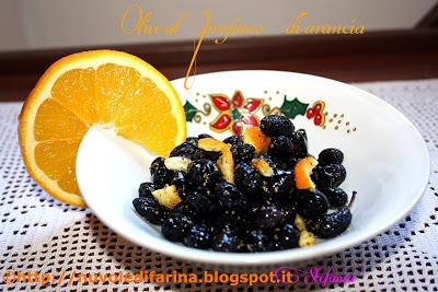 Olive al profumo di arancia per il mycs menù