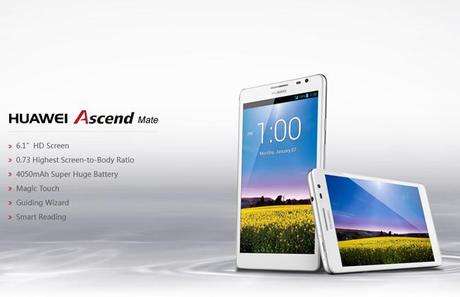 Huawei Ascend Mate, lo “smartphone” con schermo da 6.1″