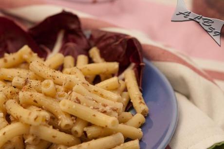 Sedani al pesto di radicchio rosso