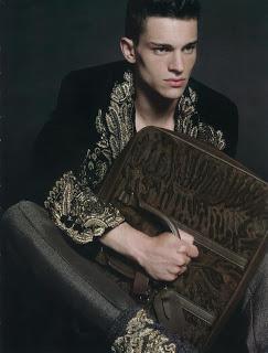Luke Bass in Dolce & Gabbana su Fashion For Men