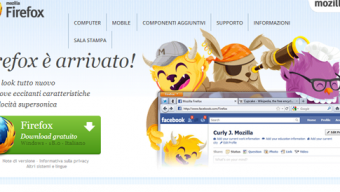 Arriva Mozilla Firefox 18 Download