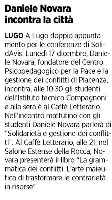 La rassegna stampa di ottobre/dicembre 2012