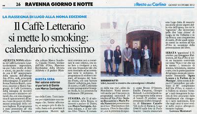 La rassegna stampa di ottobre/dicembre 2012