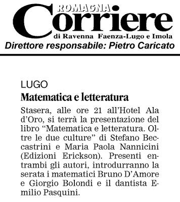 La rassegna stampa di ottobre/dicembre 2012