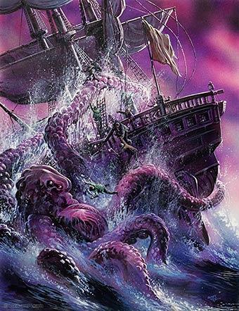 Il terribile mostro degli abissi: il Kraken