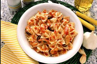 Ricetta della Farfalle alla marinara