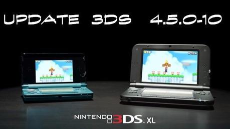 3DS/3DS XL: Rilasciato aggiornamento firmware v4.5.0-10