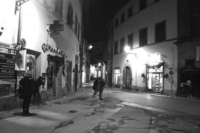 notturno sanminiatese, con i ragazzi del corso di fotografia