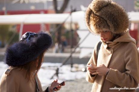 Faces, smiles, looks at Pitti 2013 #1