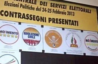 Elezioni politiche 2013: falso simbolo M5S nelle schede