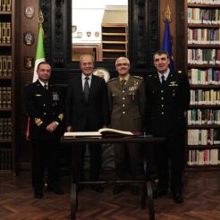 Roma/ Il Gen. Abrate alla cerimonia di avvicendamento del Presidente del Centro Alti Studi per la Difesa