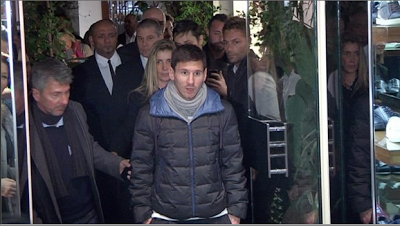 Lionel Messi Milano: shopping e cena da Dolce & Gabbana