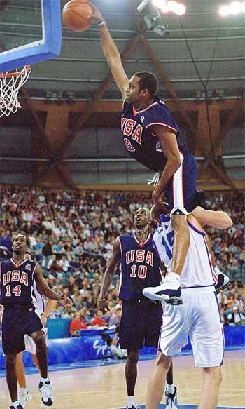 vince carter dunk against France