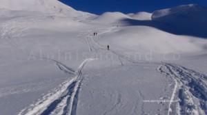 Scialpinismo al Piz Roccabella vicino al passo Julier: gita di fine anno 2012!