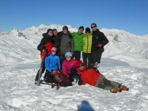 Scialpinismo al Piz Roccabella vicino al passo Julier: gita di fine anno 2012!