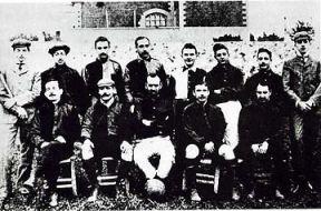 Una foto del 1900 dell'Anglo-Palermitan Athletic and Foot-Ball Club