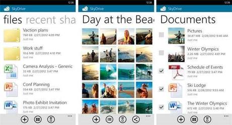 SkyDrive Nokia Lumia 920, Lumia 820, Lumia 620 Istruzioni e Download