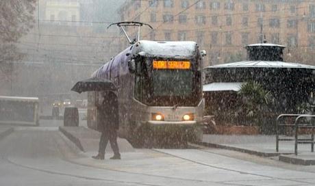 Neve a Roma prevista tra il 17 ed il 19 gennaio